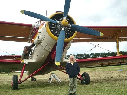 Die Antonov AN- 2 beim Flugplatzfest in Dudenbach